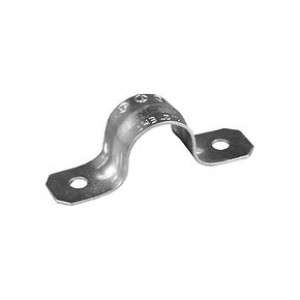 EMT Straps Snap-On Type  Two Hole (Steel) - EMT CONDUIT FITTINGS - NEER