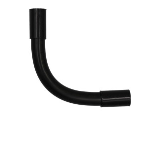 Sample - Black Elbow Long Radius - PVC  CONDUIT FITTINGS - SAUDI EGA