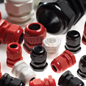M Nylon Cable Gland (Black / White / Red) - CABLE GLANDS