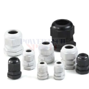 PG Nylon Cable Gland (Black / White) - CABLE GLANDS