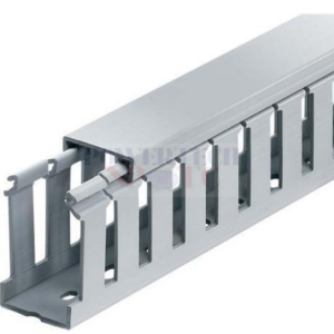 PVC Slotted Cable Trunking (Wiring Duct) - CABLE MANAGEMENT - Made in KSA