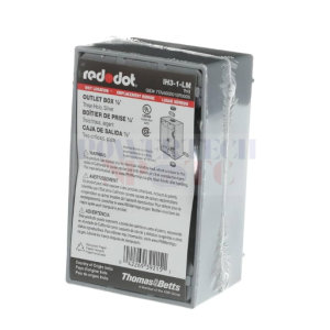 (2" x 4") 3 Outlet Weatherproof Junction Box - BOXES & COVERS - RED DOT