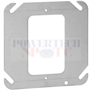 4" Square Mud Ring Cover (Single Device) - DEVICE COVERS - ABB | STEEL CITY